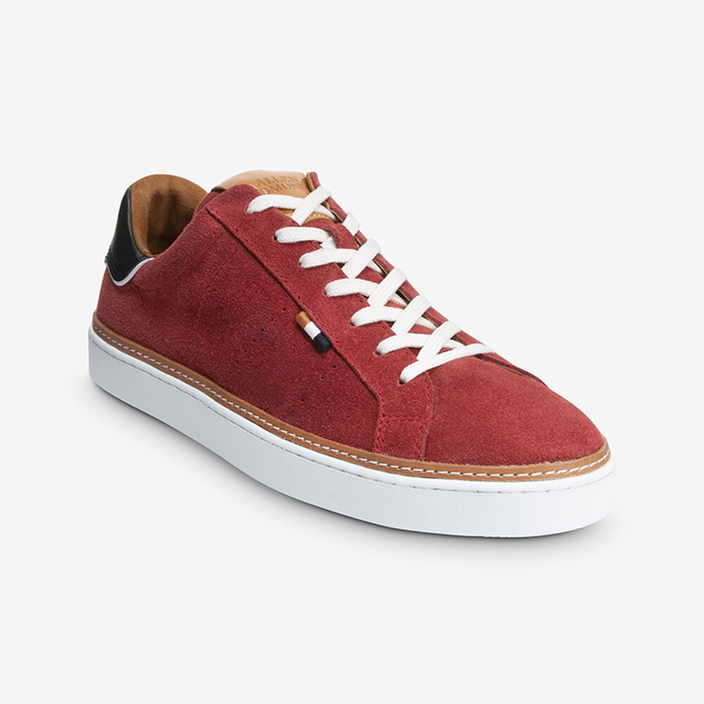 Sam Edelman Alpha Men's Sneakers Red | UK-6403215