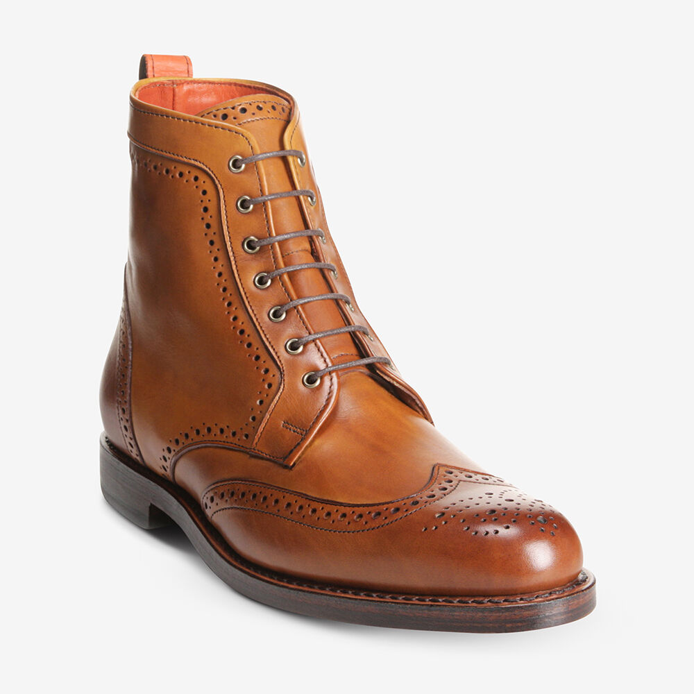 Sam Edelman Dalton Wingtip Men's Dress Boots Brown | UK-3295068