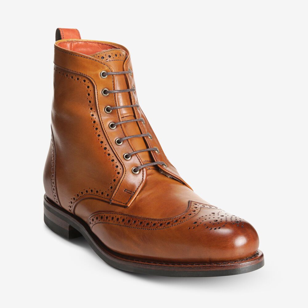 Sam Edelman Dalton Wingtip Men's Dress Boots Brown | UK-9237584