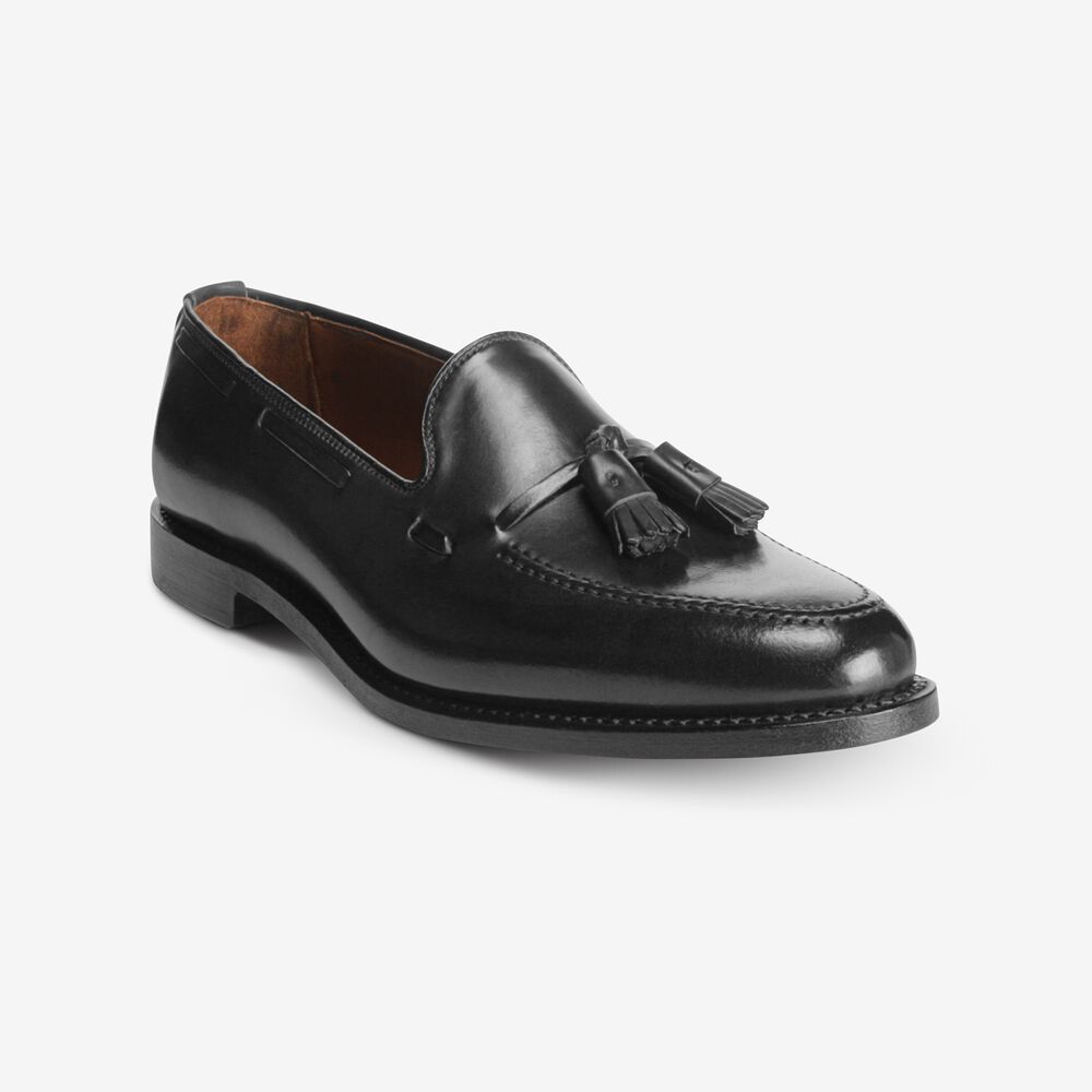 Sam Edelman Grayson Shell Cordovan Men's Dress Loafer Black | UK-0239647