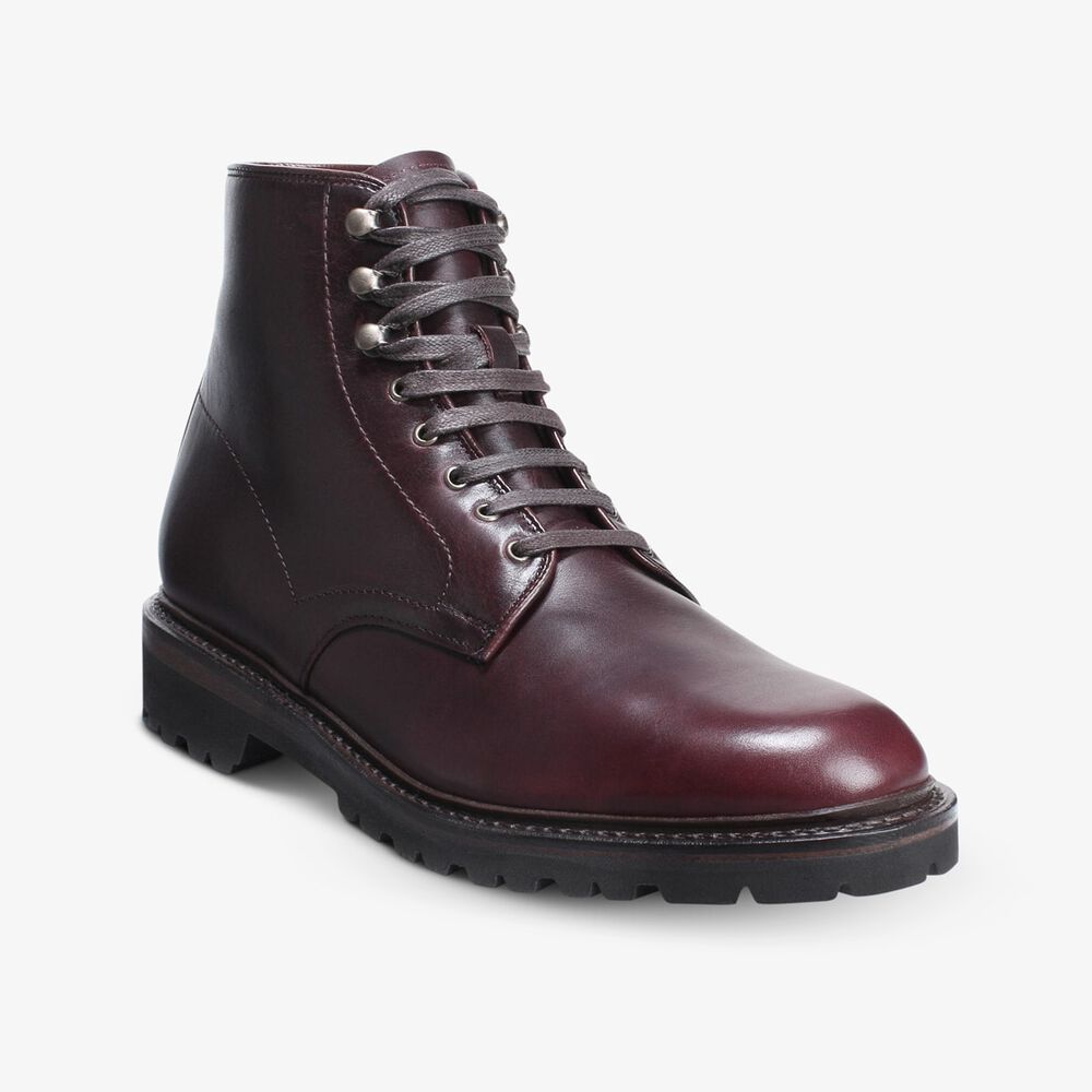 Sam Edelman Higgins Mill Men's Casual Boots Burgundy | UK-6049251