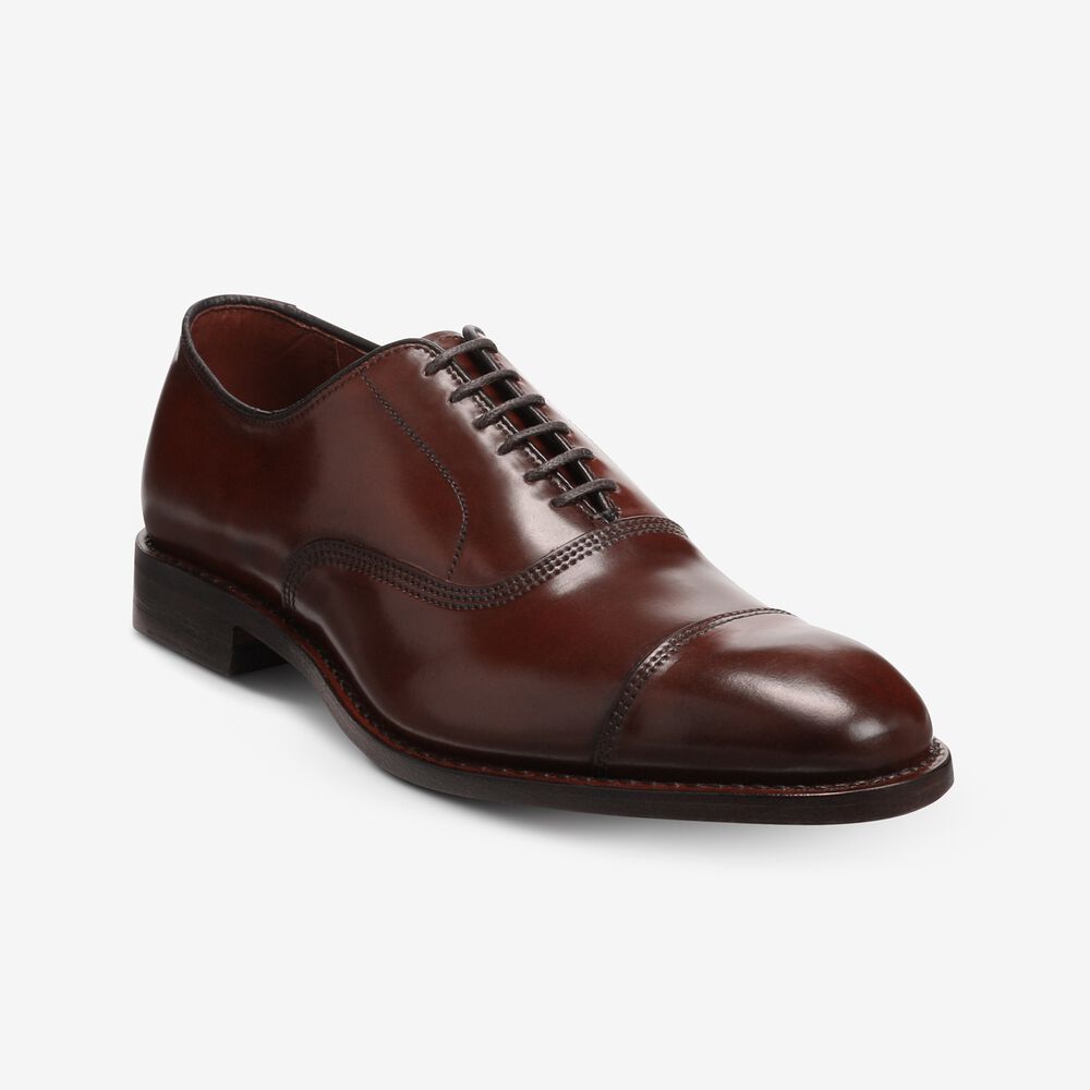 Sam Edelman Park Avenue Men's Cap-toe Oxford Red | UK-6317092