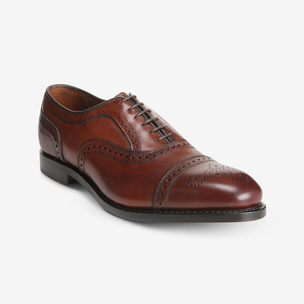 Sam Edelman Strand Men's Cap-toe Oxford Dark Red | UK-4501367