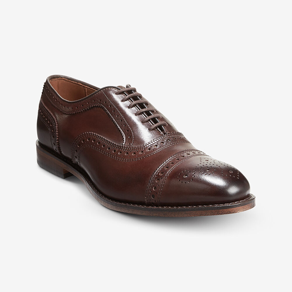 Sam Edelman Strand Men's Cap-toe Oxford Brown | UK-6120487