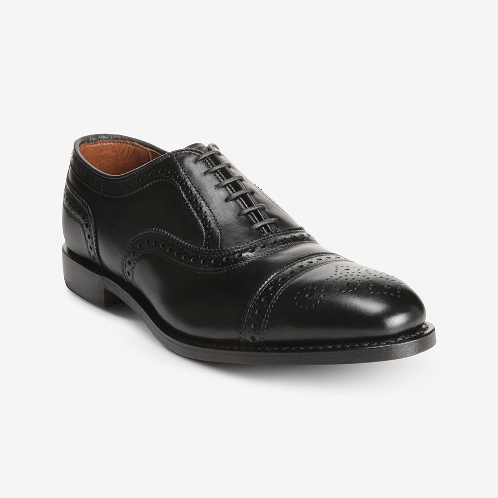 Sam Edelman Strand Men's Cap-toe Oxford Black | UK-6372804