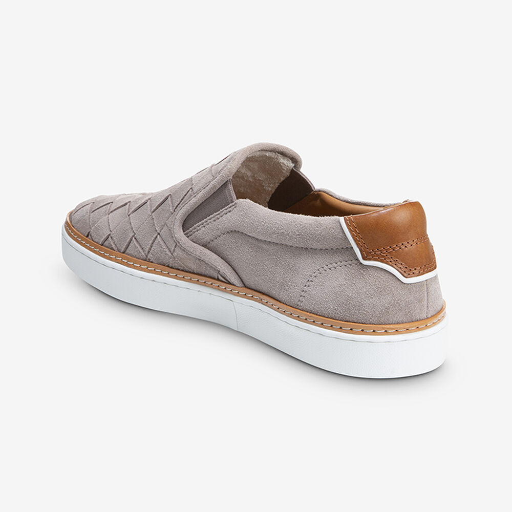 Sam Edelman Alpha Men's Slip Ons Grey | UK-5460378