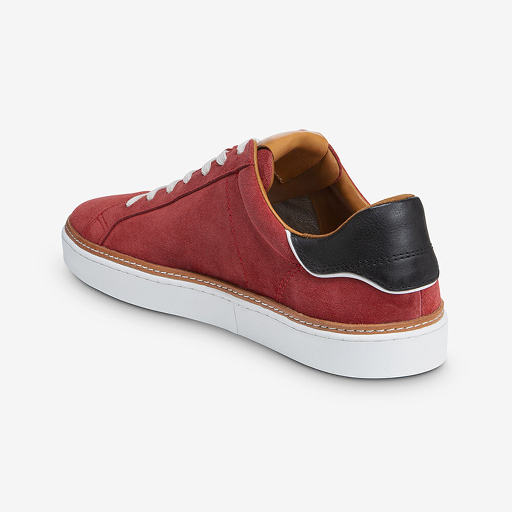 Sam Edelman Alpha Men's Sneakers Red | UK-6403215