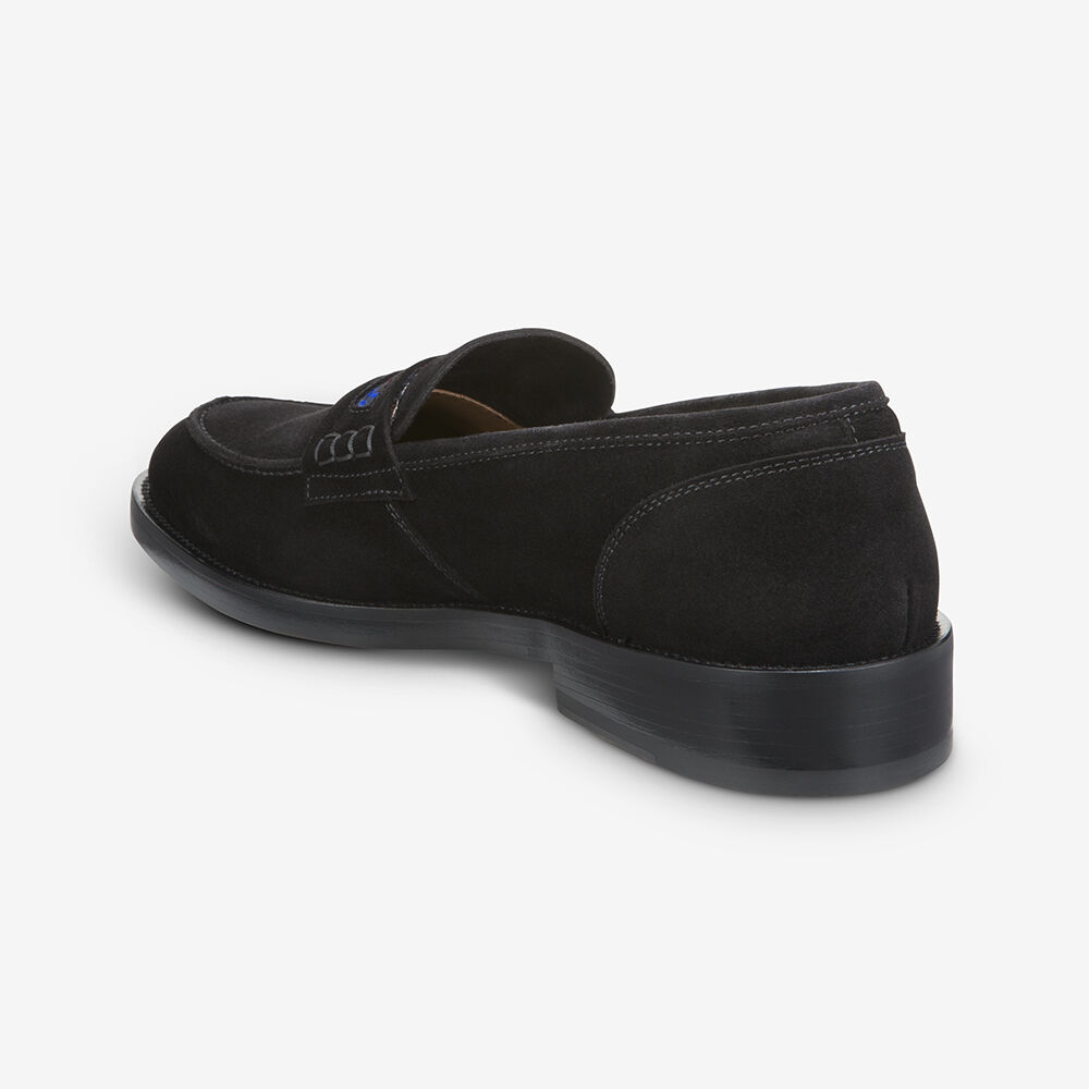 Sam Edelman Bolama Suede Men's Penny Loafer Black | UK-0173562