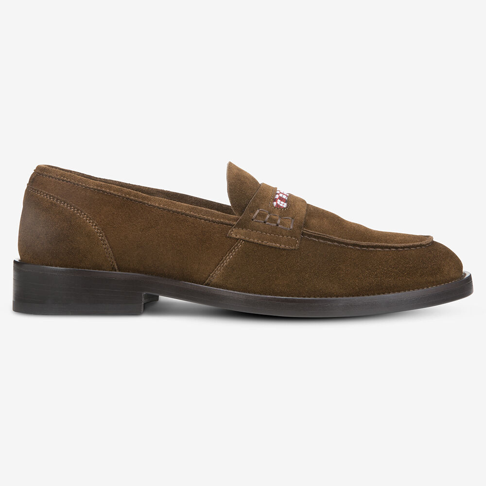 Sam Edelman Bolama Suede Men's Penny Loafer Brown | UK-0498627