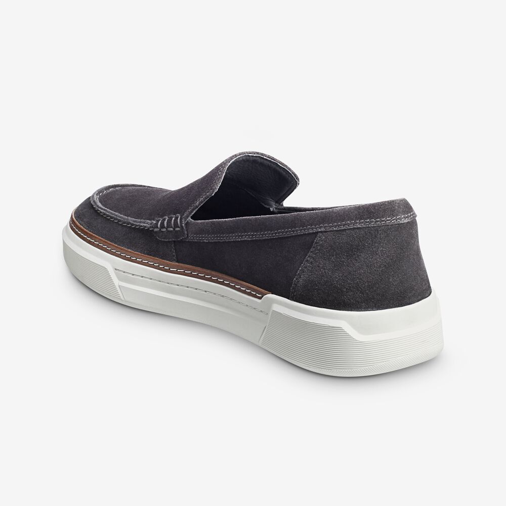 Sam Edelman Burke Suede Venetian Men's Slip Ons Grey | UK-7924180