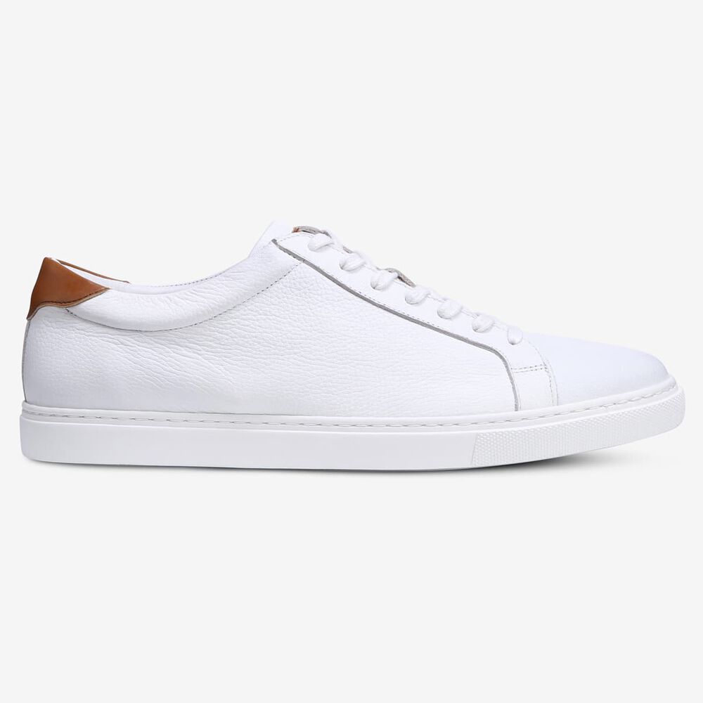 Sam Edelman Courtside Men's Sneakers White | UK-1042738