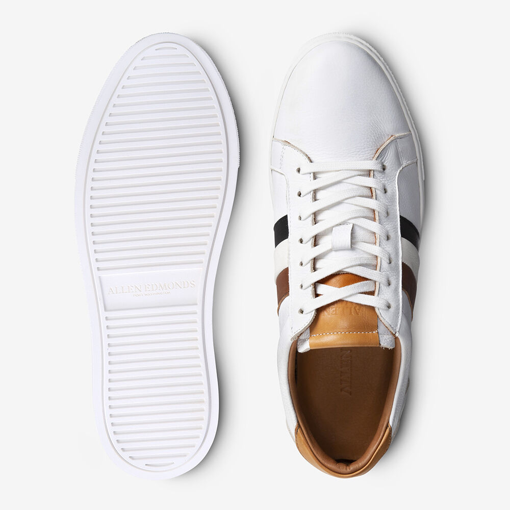 Sam Edelman Courtside Men's Sneakers White | UK-4376029