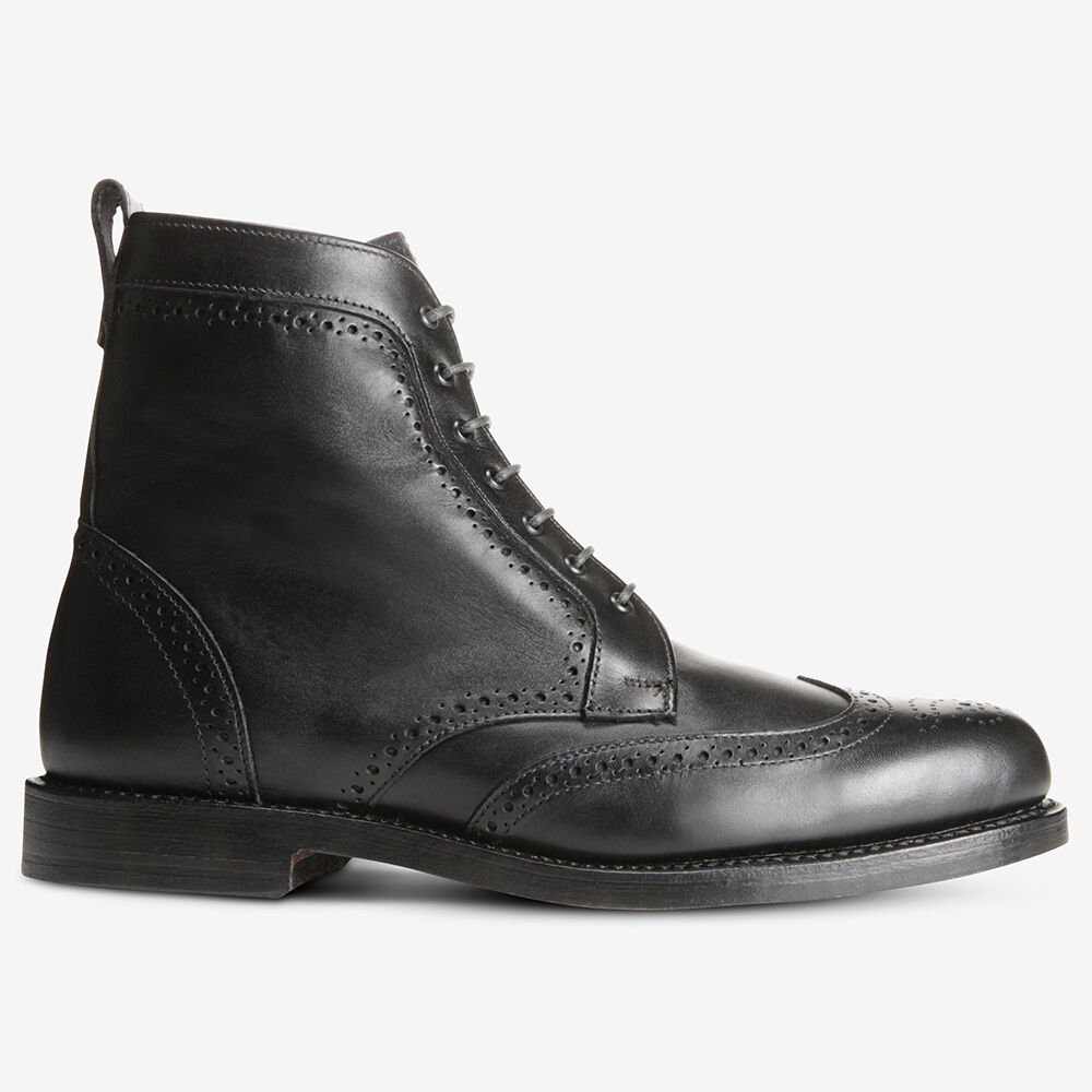 Sam Edelman Dalton Wingtip Men's Dress Boots Black | UK-1074289