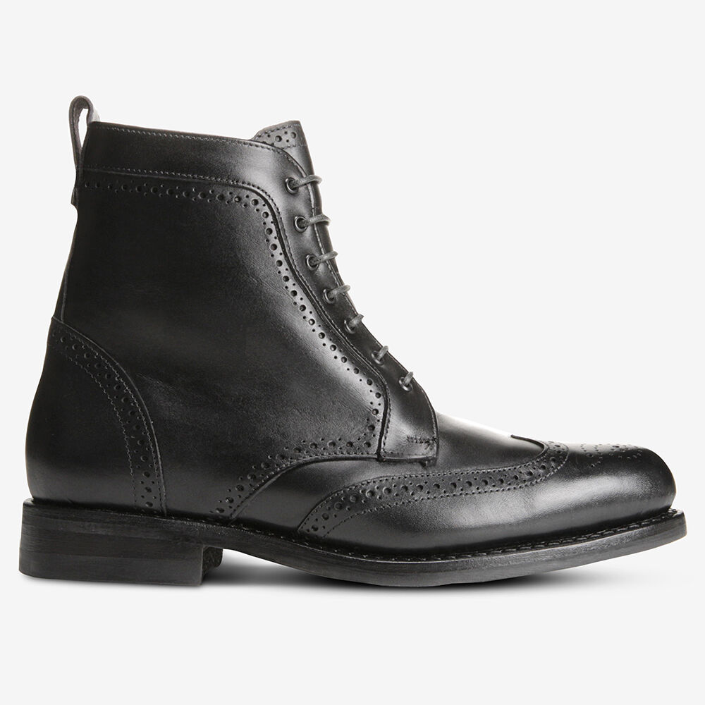 Sam Edelman Dalton Wingtip Men's Dress Boots Black | UK-3761249