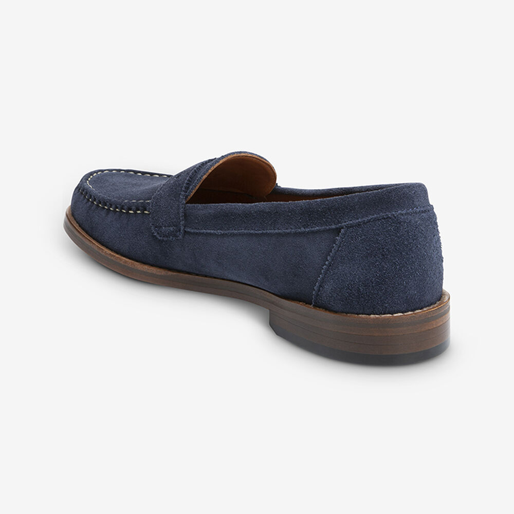 Sam Edelman Dylan Men's Penny Loafer Navy | UK-3246819