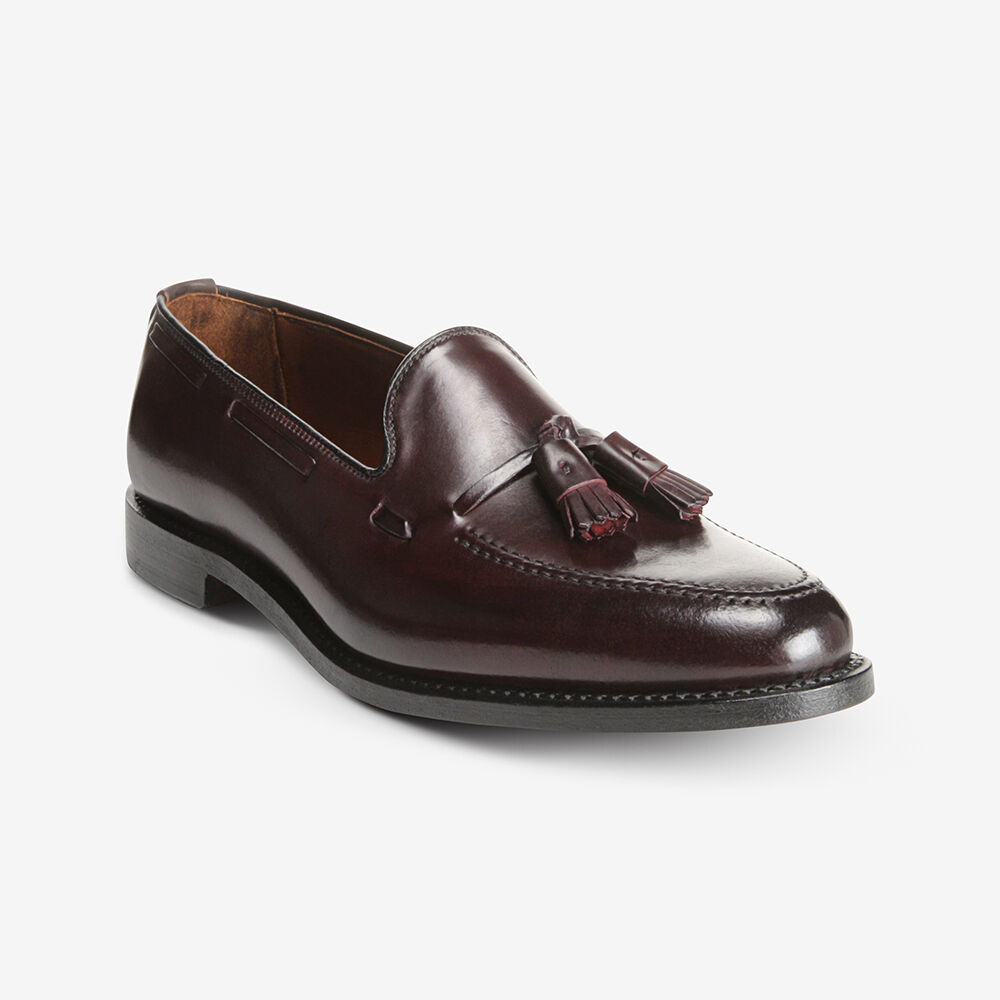 Sam Edelman Grayson Shell Cordovan Men\'s Dress Loafer Burgundy | UK-8426970