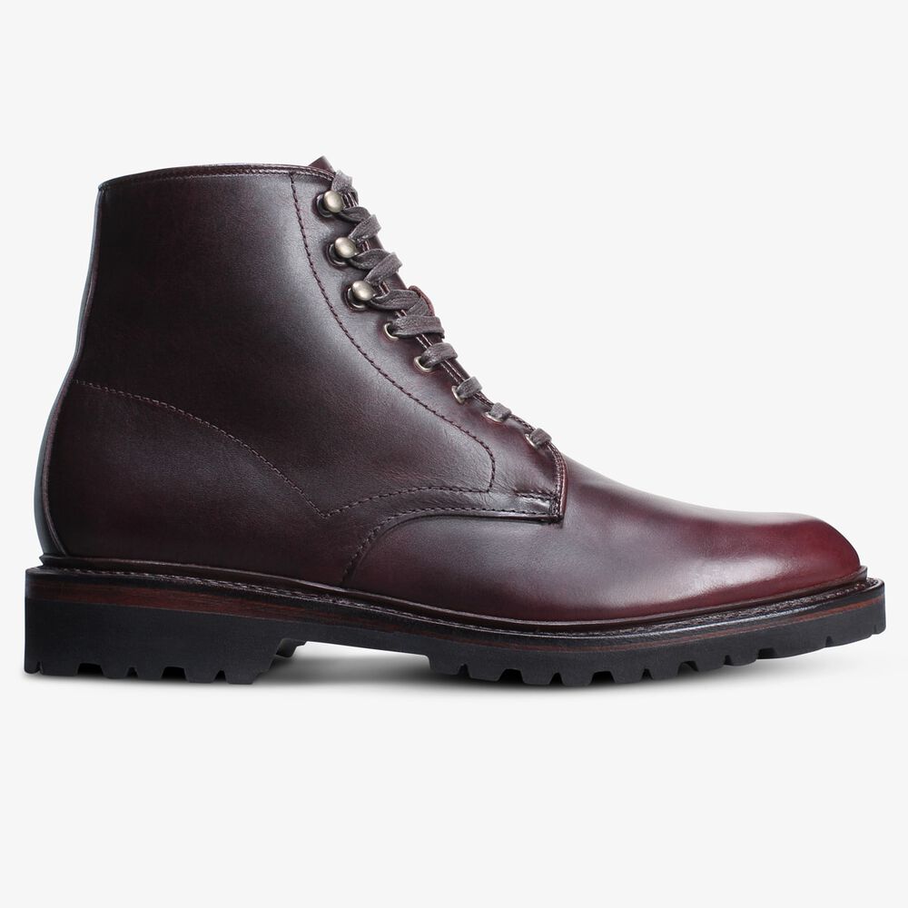 Sam Edelman Higgins Mill Men's Casual Boots Burgundy | UK-6049251