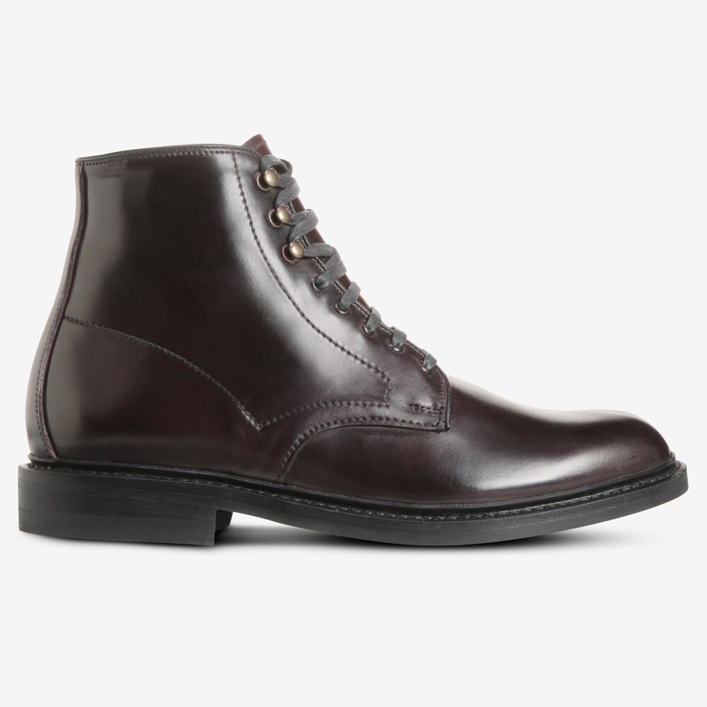 Sam Edelman Higgins Mill Men's Dress Boots Burgundy | UK-3746085