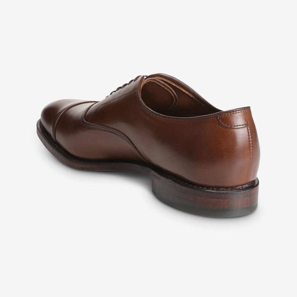 Sam Edelman Park Avenue Men's Cap-toe Oxford Coffee | UK-0856973