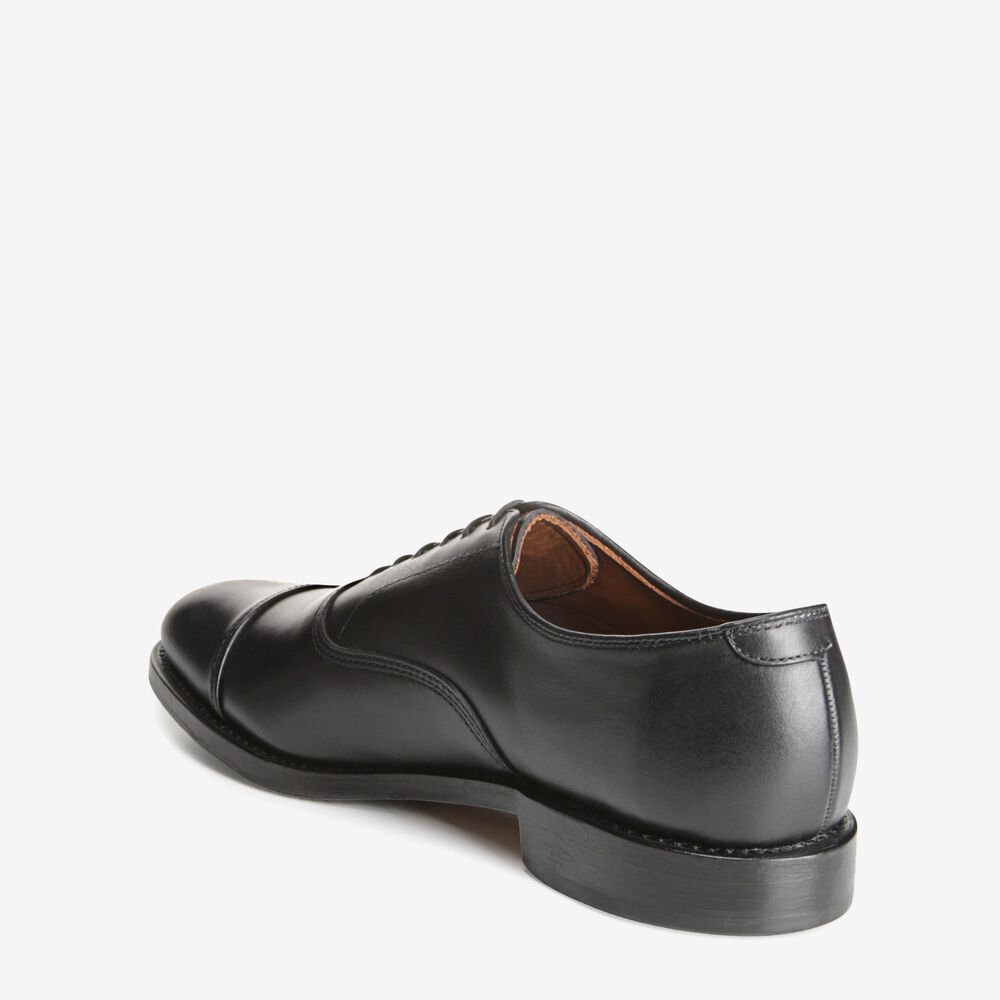 Sam Edelman Park Avenue Men's Cap-toe Oxford Black | UK-4328061