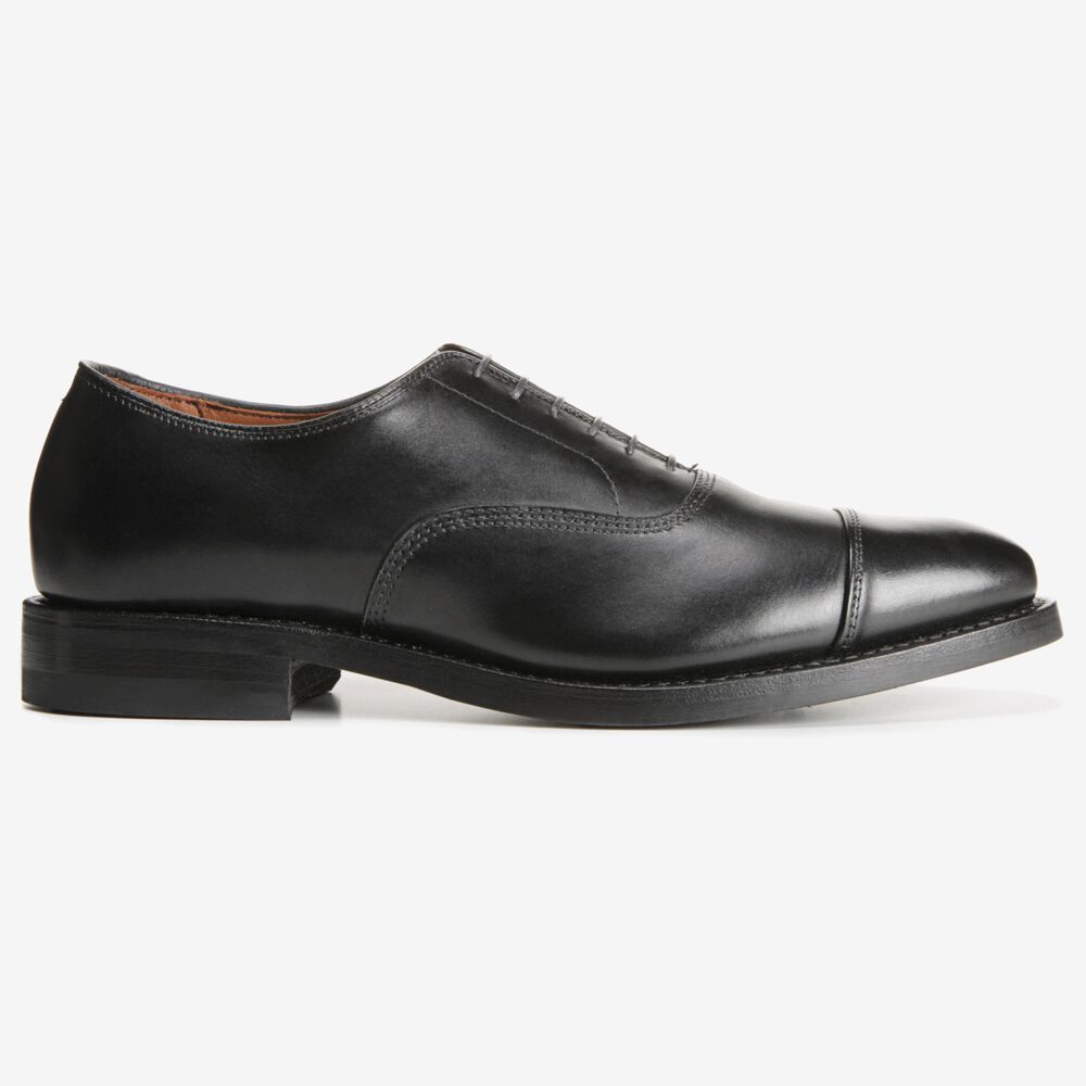 Sam Edelman Park Avenue Men's Cap-toe Oxford Black | UK-4328061