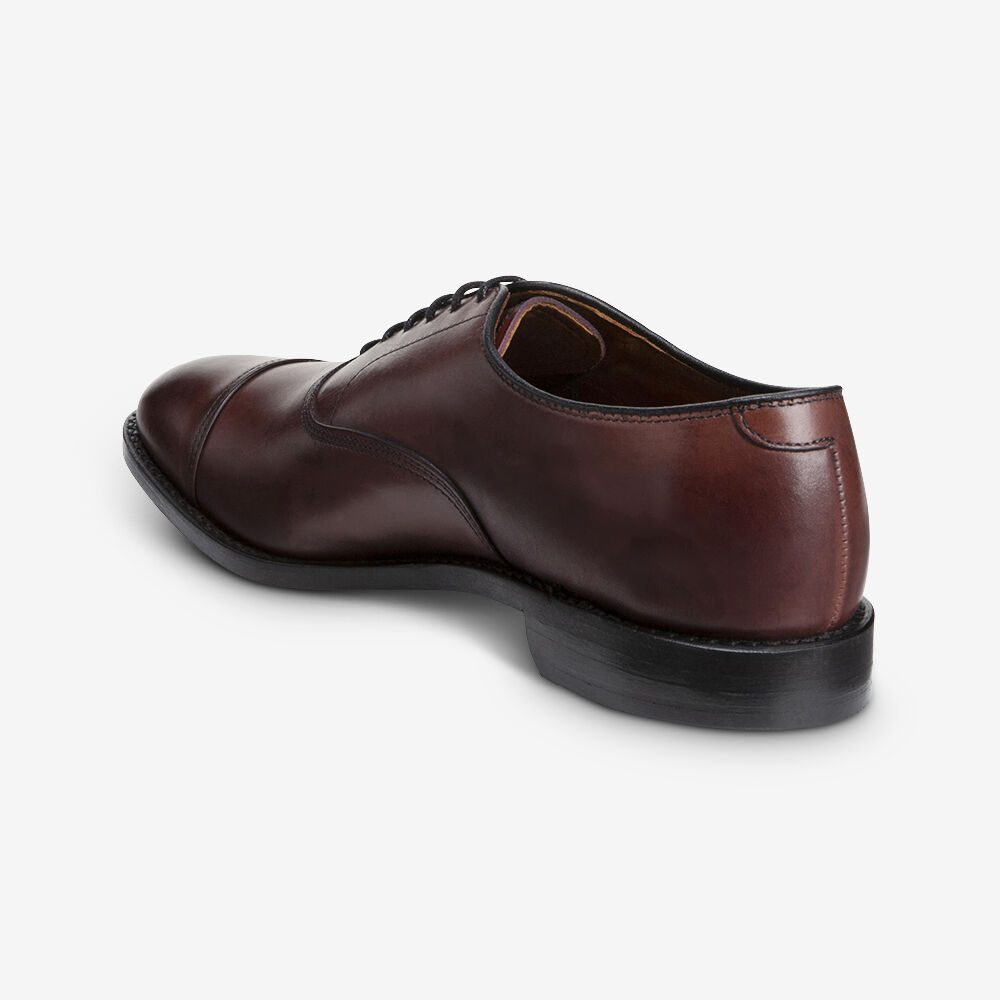 Sam Edelman Park Avenue Men's Cap-toe Oxford Burgundy | UK-7290463