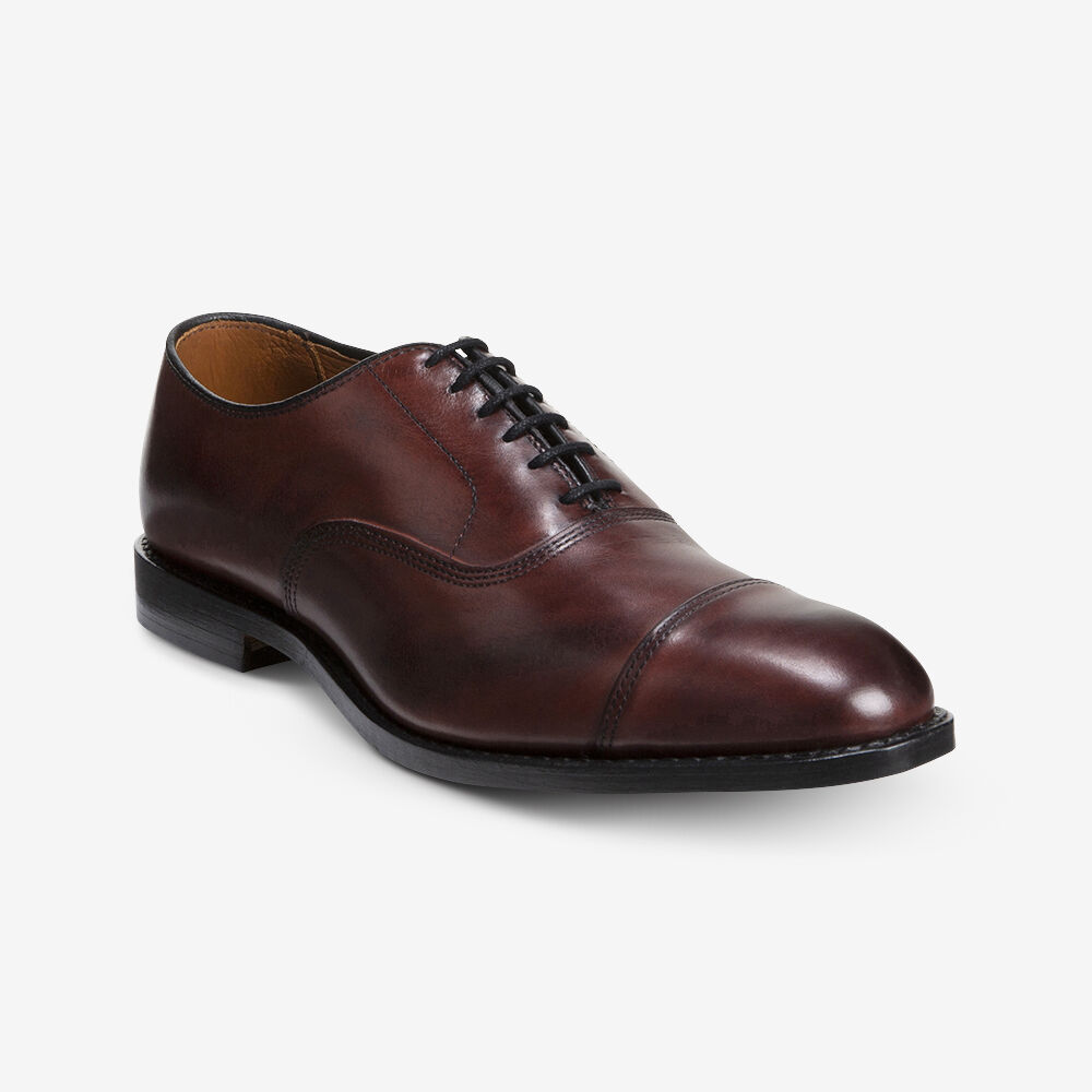 Sam Edelman Park Avenue Men\'s Cap-toe Oxford Burgundy | UK-7290463