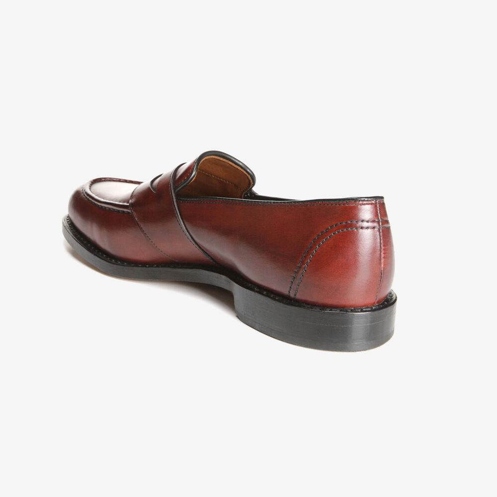 Sam Edelman Randolph Men's Penny Loafer Burgundy | UK-9715824