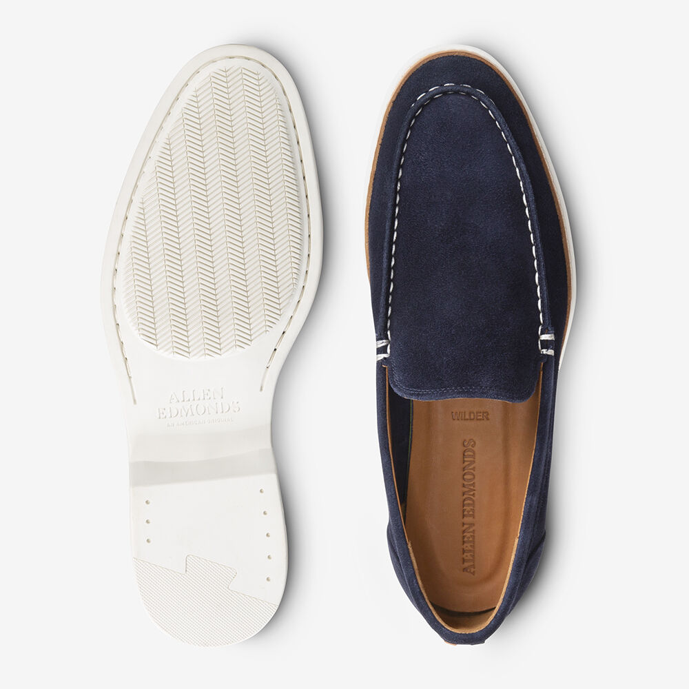 Sam Edelman Wilder Men's Slip Ons Navy | UK-3218594